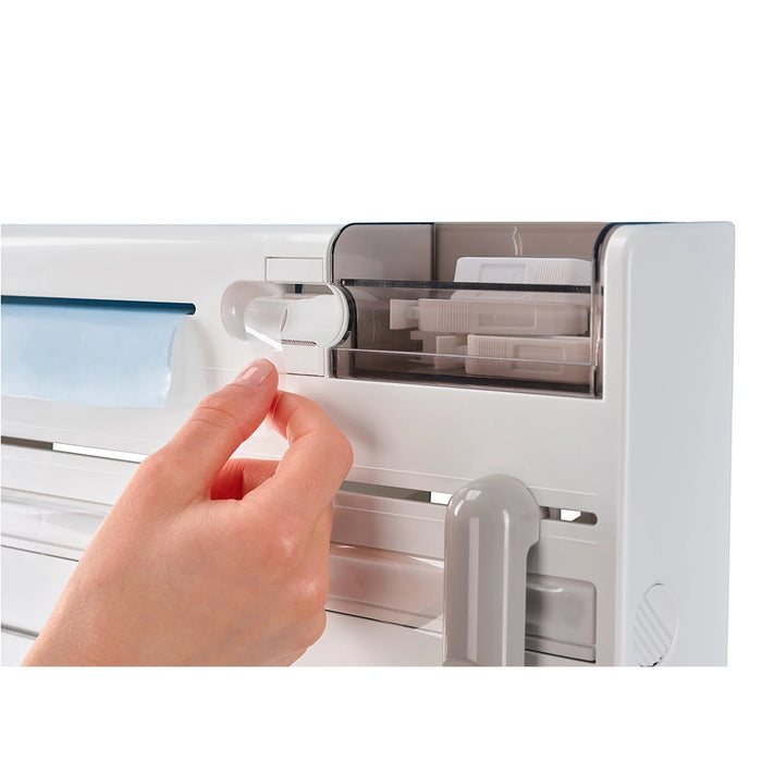 Distributeur de rouleaux multifonction