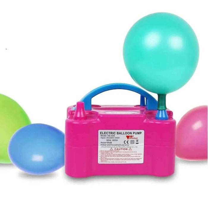 Gonfleur électrique professionnel pour ballons avec double sortie