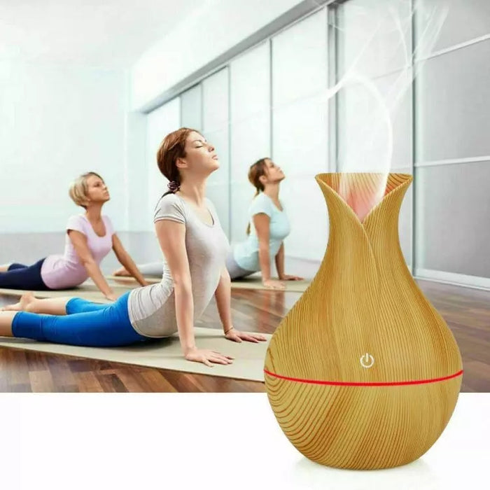 Diffuseur d'arômes LED en bois