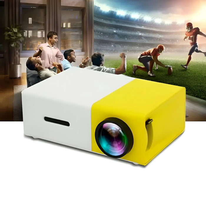 Mini projecteur LED Full HD 1080P avec télécommande