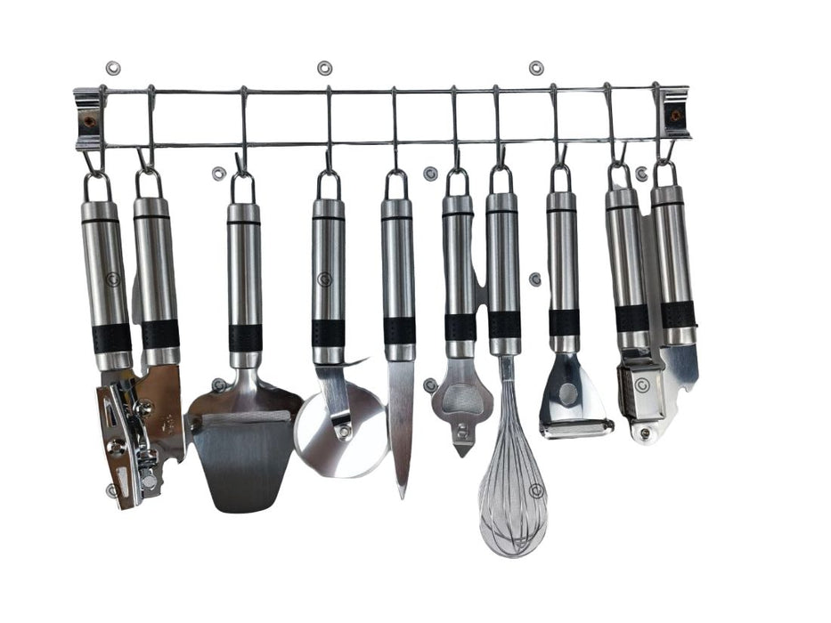 Set Utensili Cucina 9 Pezzi Bavaria Ottingher in Acciaio Inox