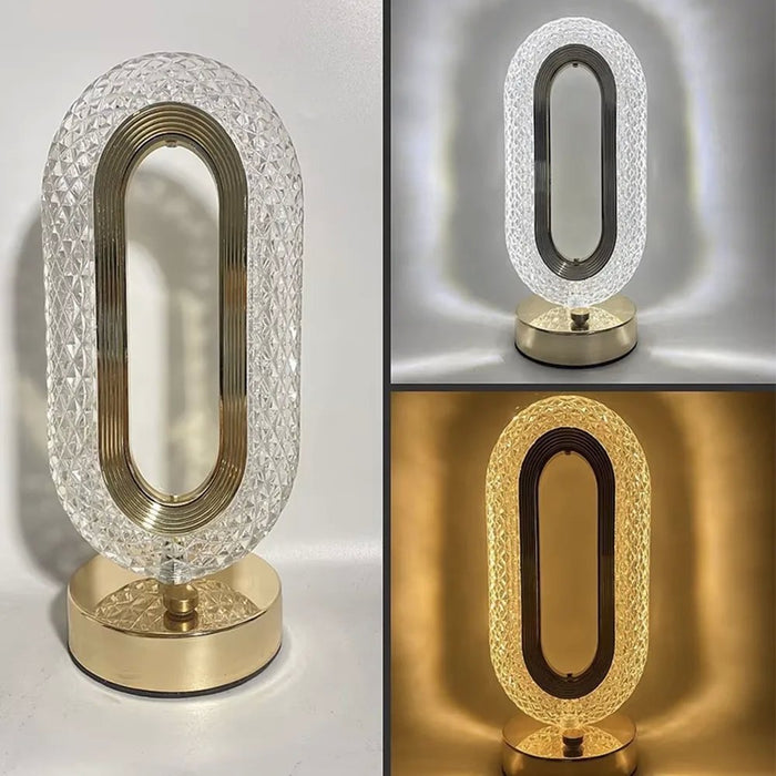 Lumi Glow Lampada da Tavolo Touch LED