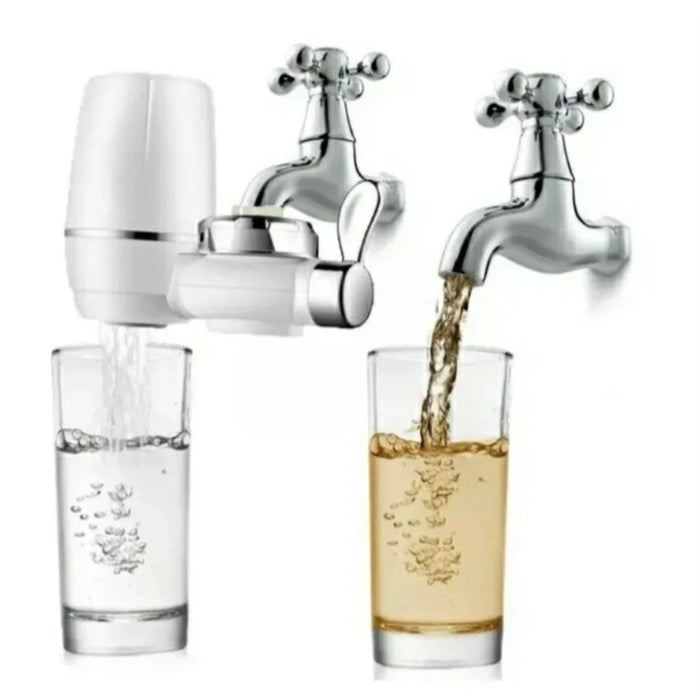 Acqua filtrata e acqua non filtrata a confronto