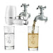 Acqua filtrata e acqua non filtrata a confronto