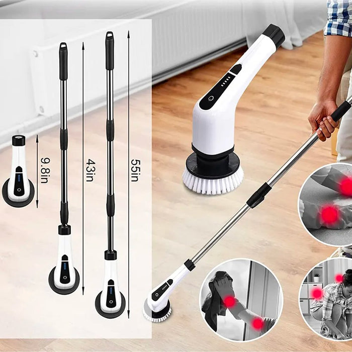Spin Scrubber 360 Spazzola Rotante Elettrica Multiuso 9 in 1