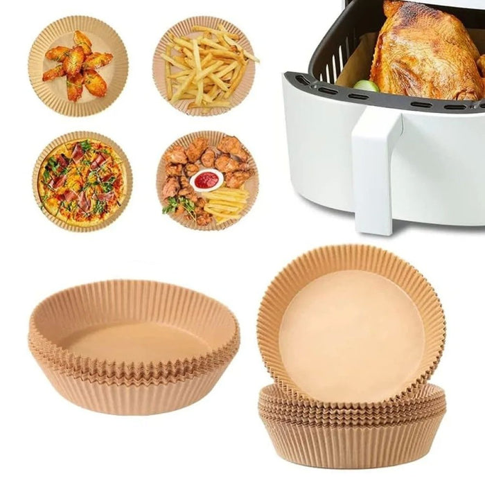 Papier sulfurisé pour friteuse à air 100 pièces