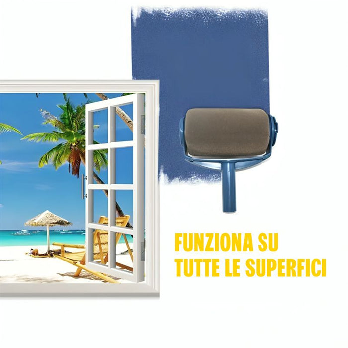 Pro Paint Master, Set Rullo Pittura 6 Pezzi per Verniciatura Fai-da-te
