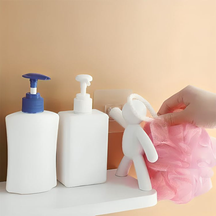 MiniShelf, Étagère adhésive avec personnages, support d'objets, étagère de rangement décorative pour la maison, lot de 2