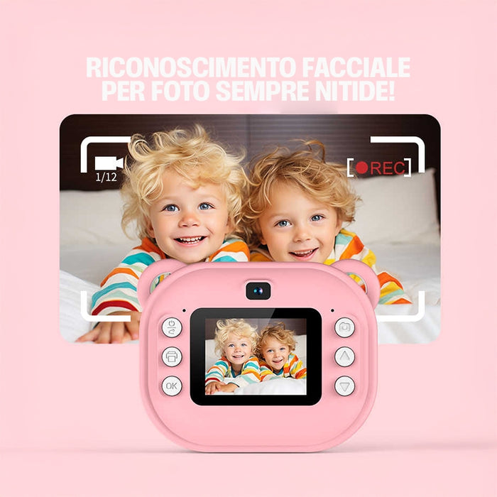 Mini appareil photo instantané pour enfants, impression immédiate et plaisir illimité