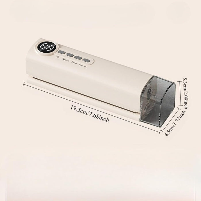 Fleuurs Sottovuoto Wireless: Mini Sigillatrice Portatile e Magnetica Ricaricabile