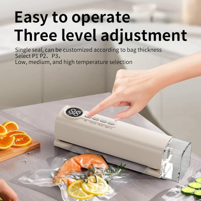 Fleuurs Sottovuoto Wireless: Mini Sigillatrice Portatile e Magnetica Ricaricabile