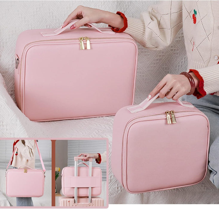 BCL Beauty Case con Specchio LED e Interni Removibili