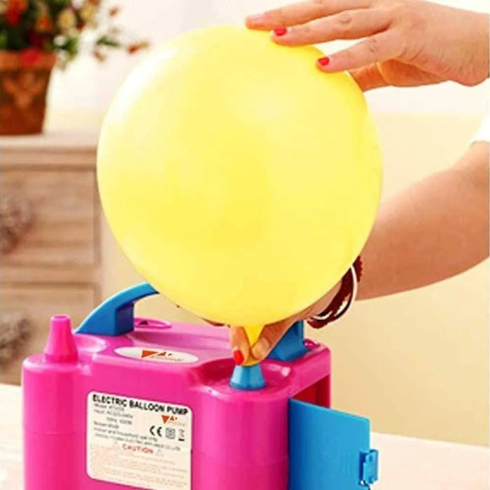 Gonfleur électrique professionnel pour ballons avec double sortie