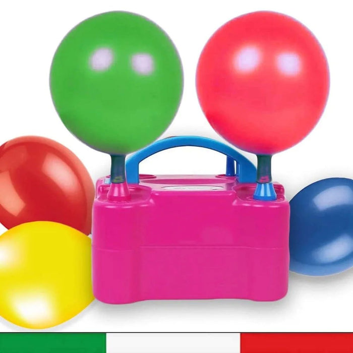 Gonfleur électrique professionnel pour ballons avec double sortie