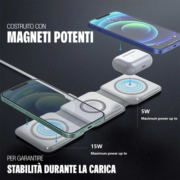Charge Mag 3-en-1 sans fil