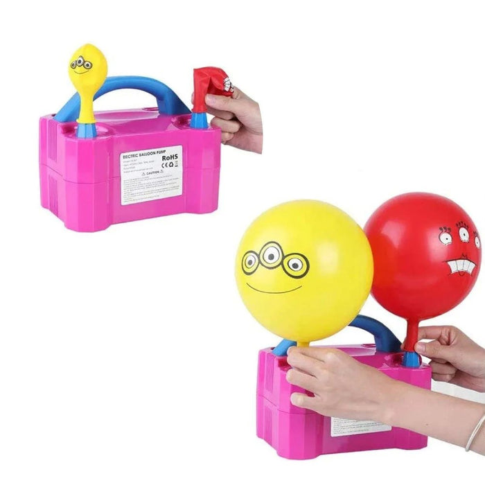 Gonfleur électrique professionnel pour ballons avec double sortie