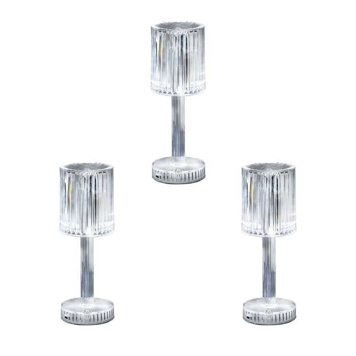 Lampe de table RVB en cristal