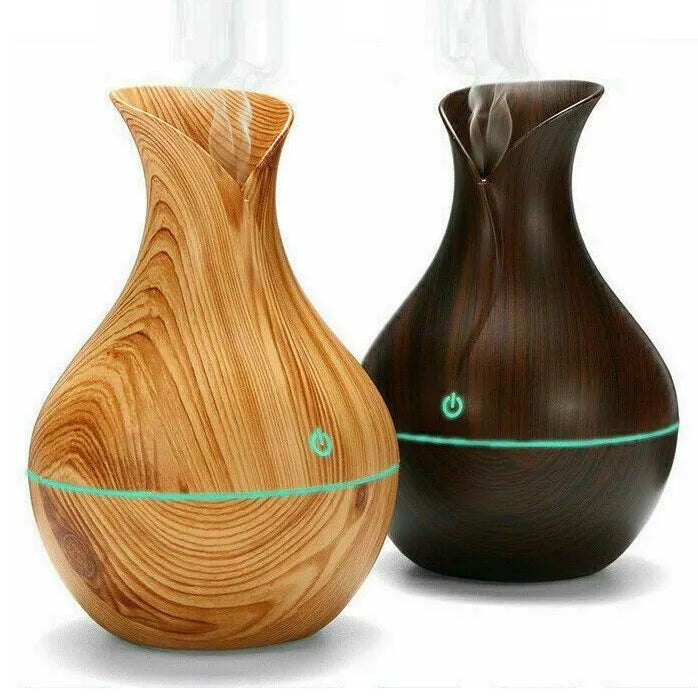 Diffuseur d'arômes LED en bois