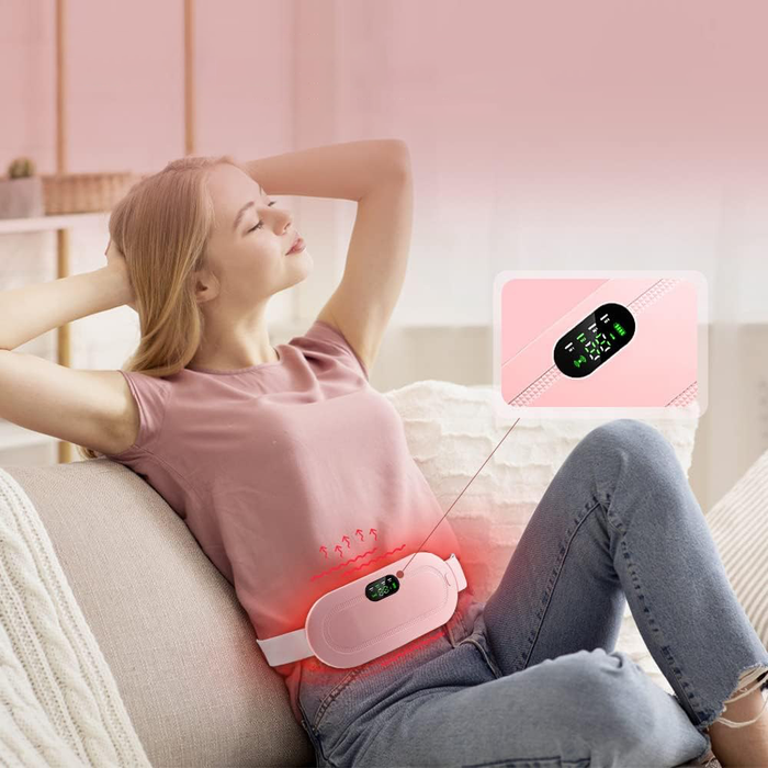 Calm Heat Lumbar Massage Belt for Menstrual Pain