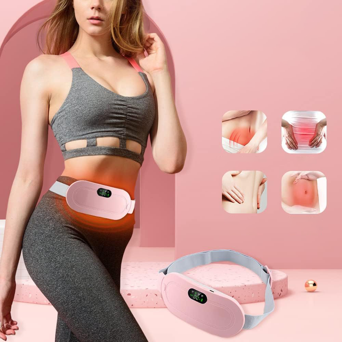 Calm Heat Lumbar Massage Belt for Menstrual Pain
