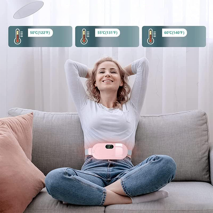 Calm Heat Lumbar Massage Belt for Menstrual Pain