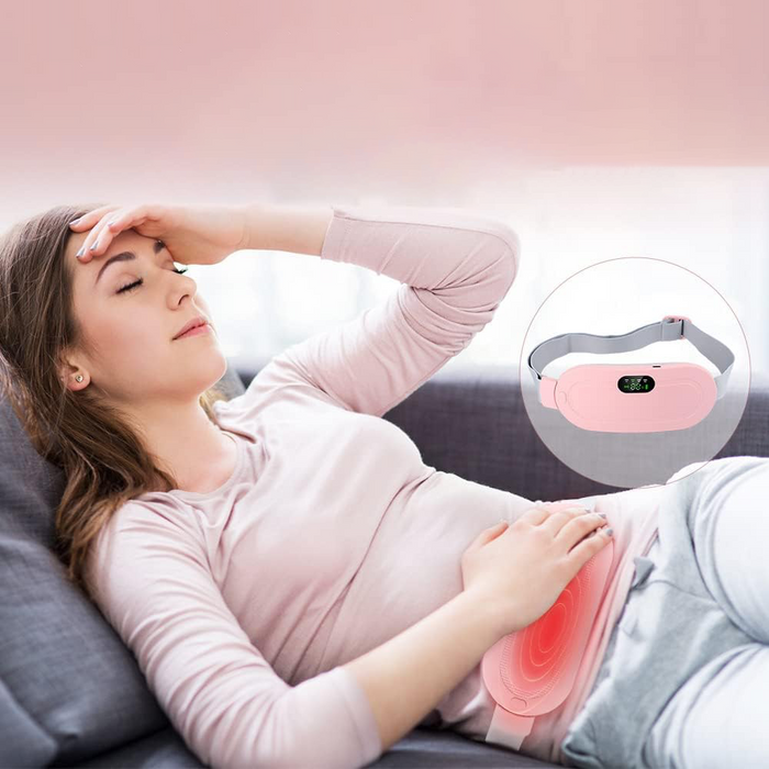 Calm Heat Lumbar Massage Belt for Menstrual Pain