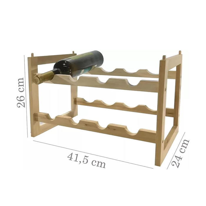 Wooden Wine Cellar Bottle Holder