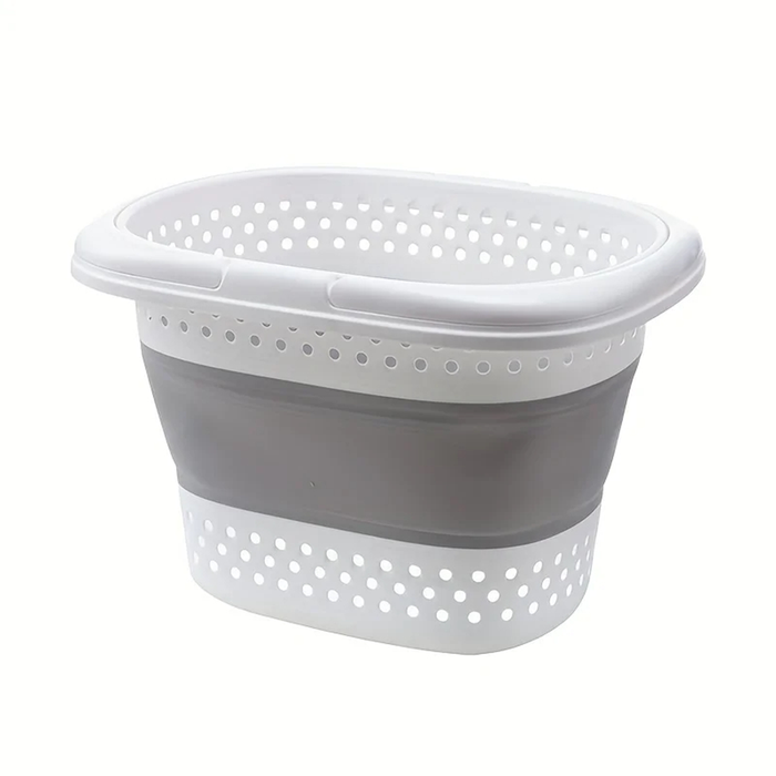 Panier à linge compact et pliable