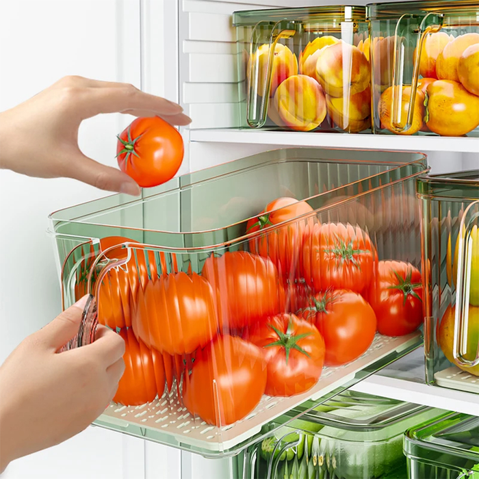 Organisateur Transparent avec Minuteur Fraîcheur