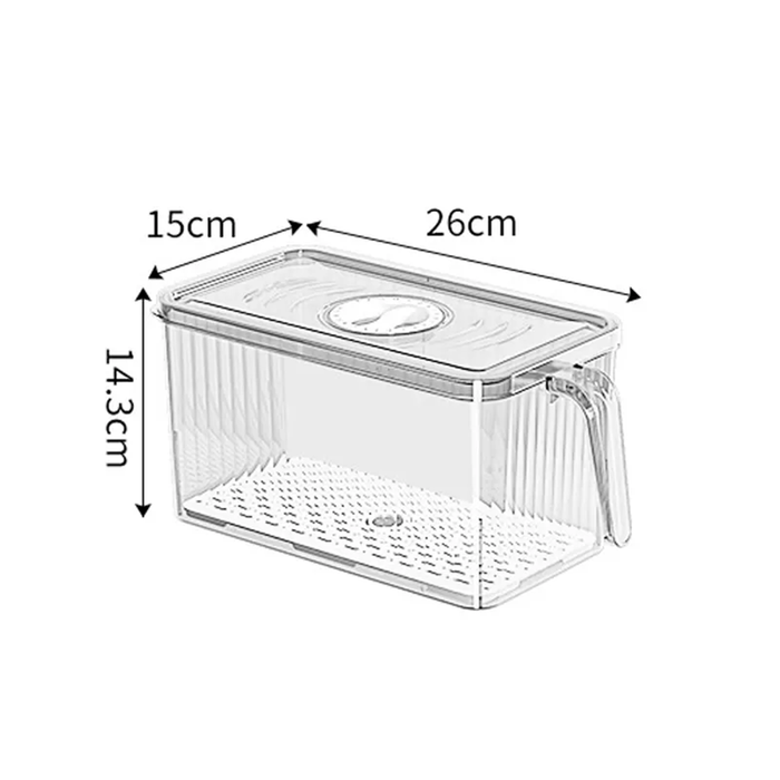 Organisateur Transparent avec Minuteur Fraîcheur