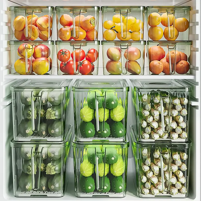 Organisateur Transparent avec Minuteur Fraîcheur