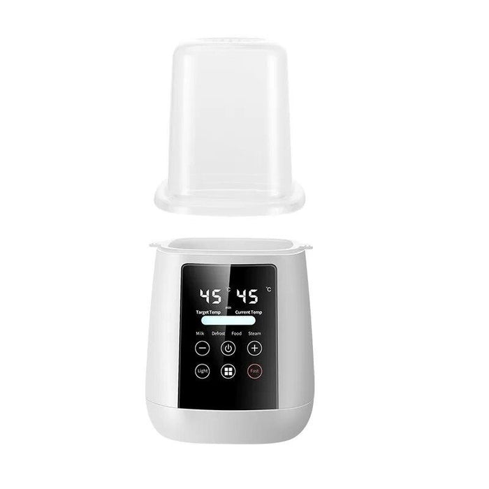 Scaldabiberon 6 in 1 con cottura a vapore e funzione sterilizzazione biberon, pensato per la routine quotidiana.