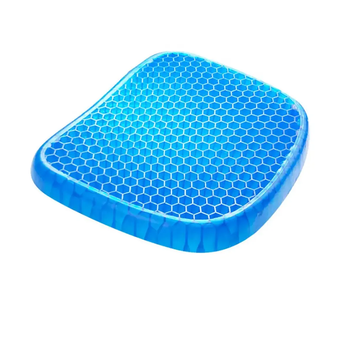 Coussin d'assise orthopédique en gel à structure alvéolaire