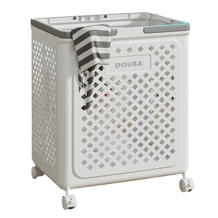 Easy Roll Folding Storage Basket with Wheels