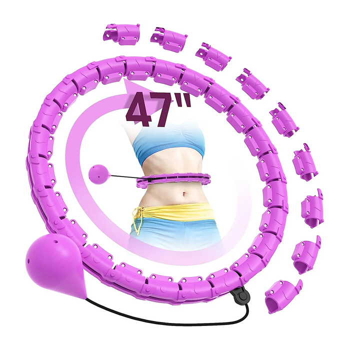 Cerceau de fitness ajustable avec balle lestée