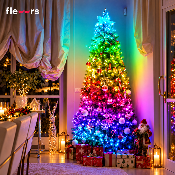 Color Christmas Lumières de Noël Bluetooth RVB 10m avec application