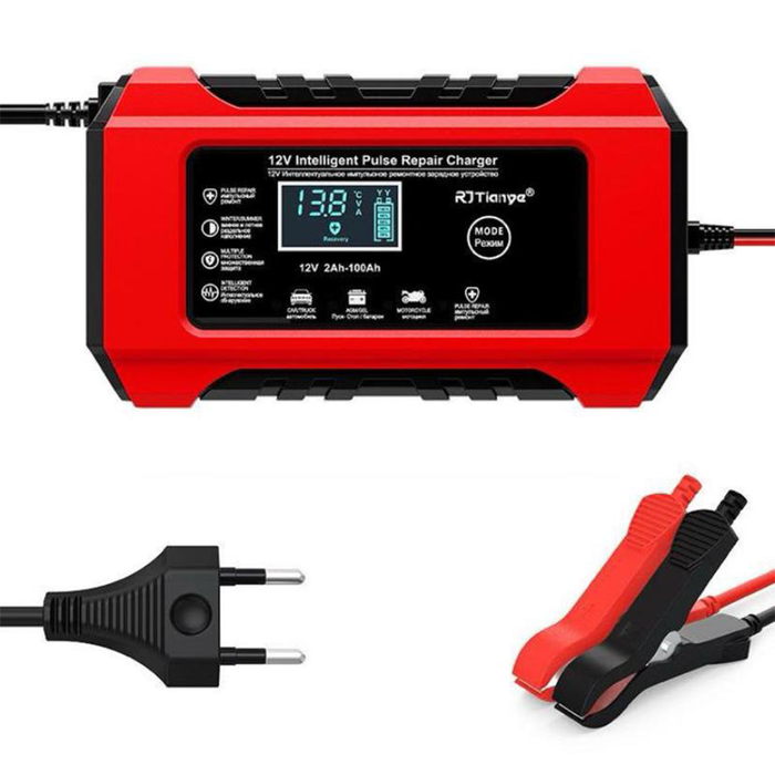 Kit intelligent pour la recharge et le démarrage de batteries de véhicules