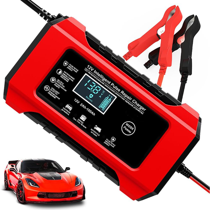 Kit intelligent pour la recharge et le démarrage de batteries de véhicules
