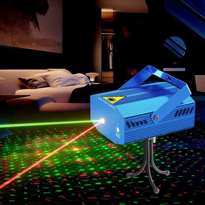 Projecteur laser mini RGB pour fêtes et ambiances