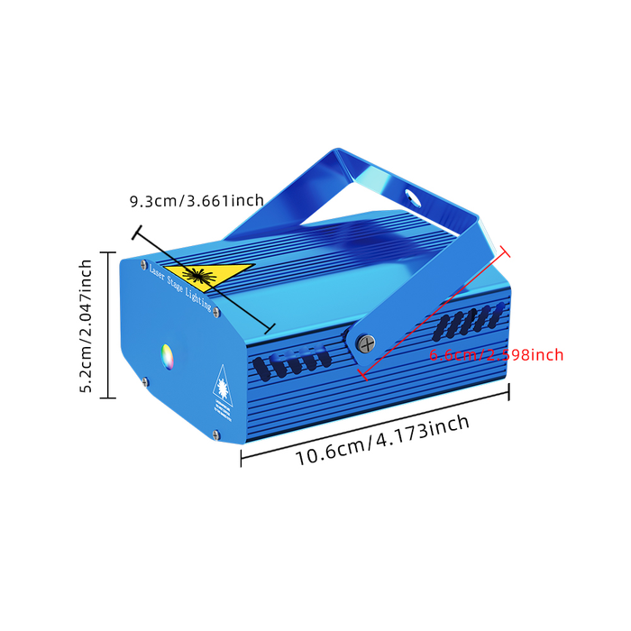 Projecteur laser mini RGB pour fêtes et ambiances