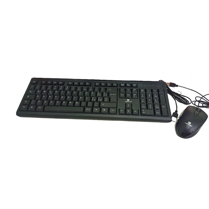 Professional Keyboard and Mouse with Italian QWERTY Layout and Ambidextrous Mouse