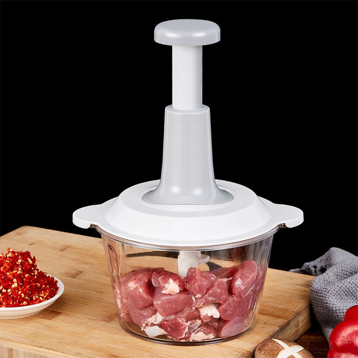 Quick Chop Manual Chopper with Steel Blades