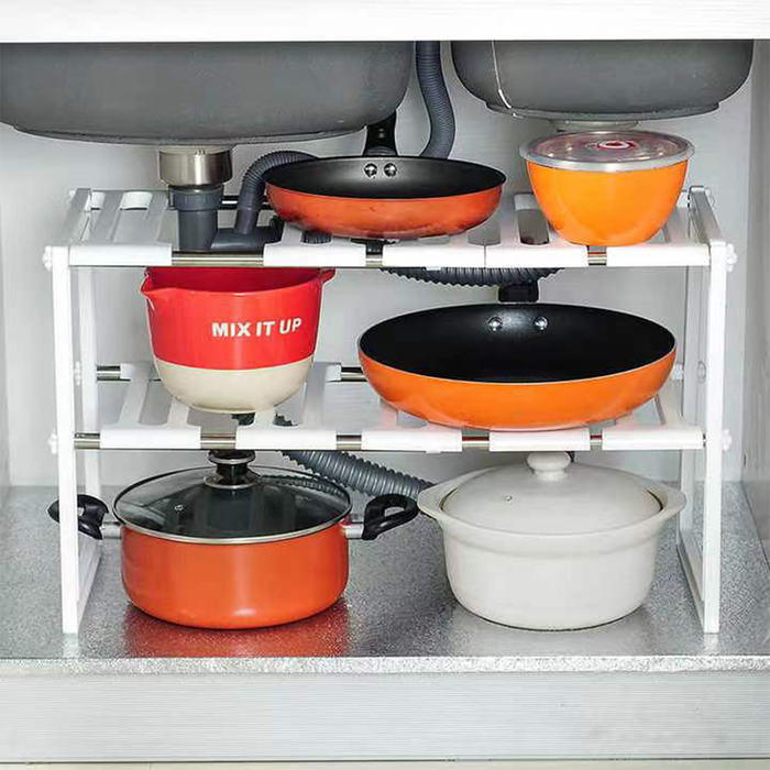 Étagère de rangement multifonctionnelle extensible