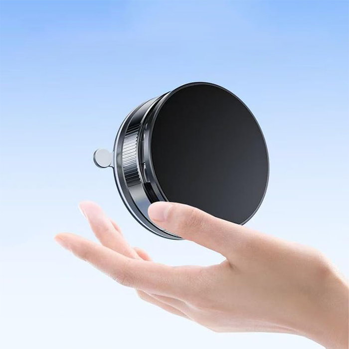 Support magnétique pour smartphone avec base rotative et ventouse