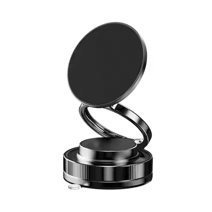 Support magnétique pour smartphone avec base rotative et ventouse