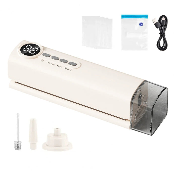 Fleuurs Sottovuoto Wireless: Mini Sigillatrice Portatile e Magnetica Ricaricabile