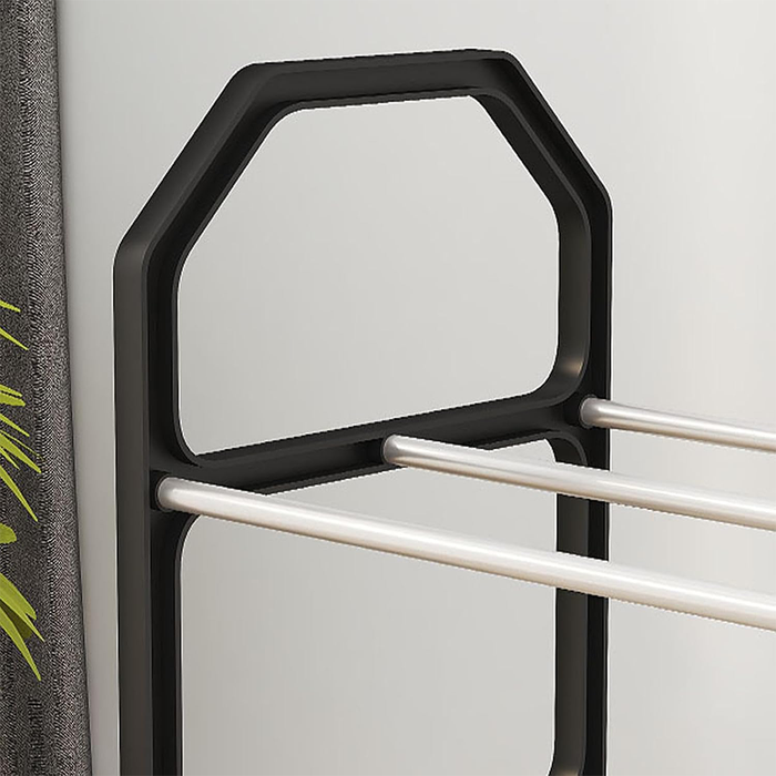Étagère à Chaussures Gain de Place Compacte à 4 Niveaux
