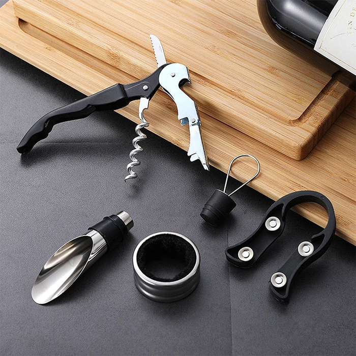 Coffret Ouvre-bouteille de Vin 5 en 1