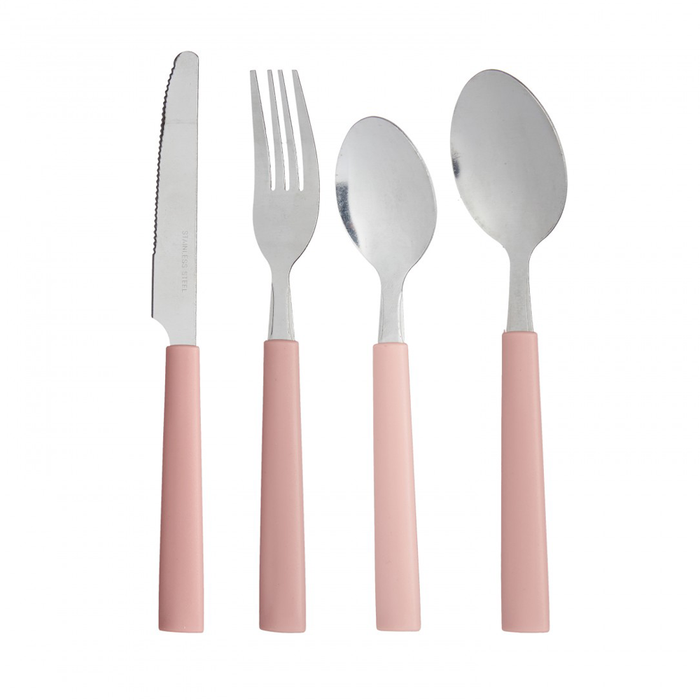 Set Posate 16 Pezzi in Acciaio Inox