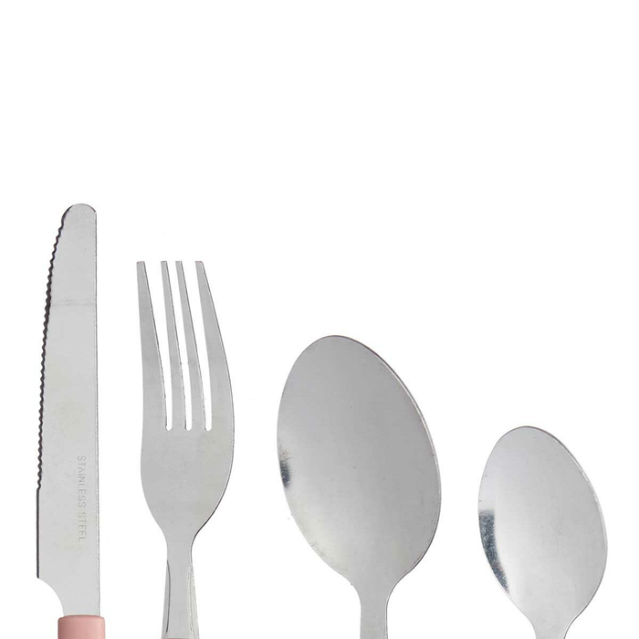 Set Posate 16 Pezzi in Acciaio Inox